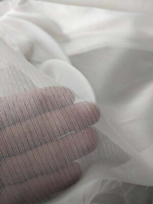 Ekru düz tül perde