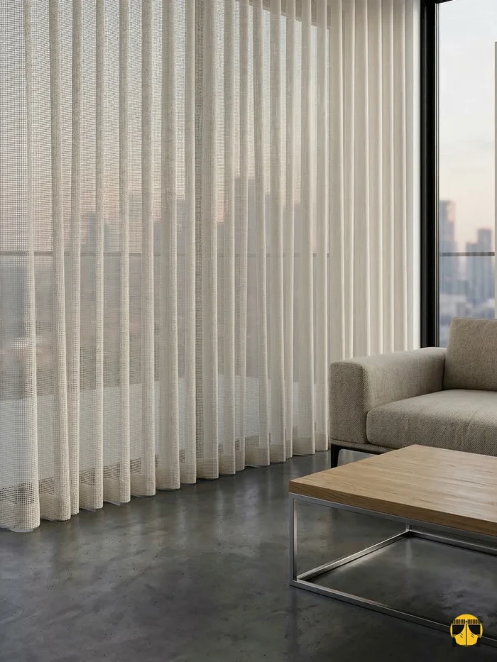 perde modelleri sütlü kahve