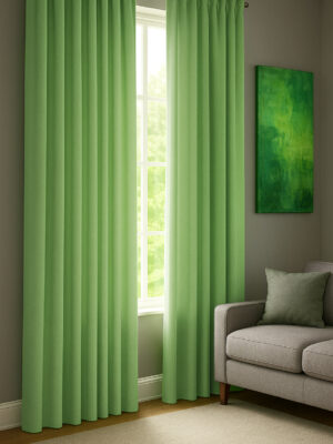 Fıstık yeşili kabartma desen, pinterest perde