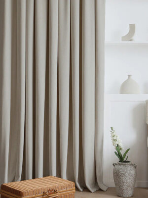 Bej fon perde modelleri