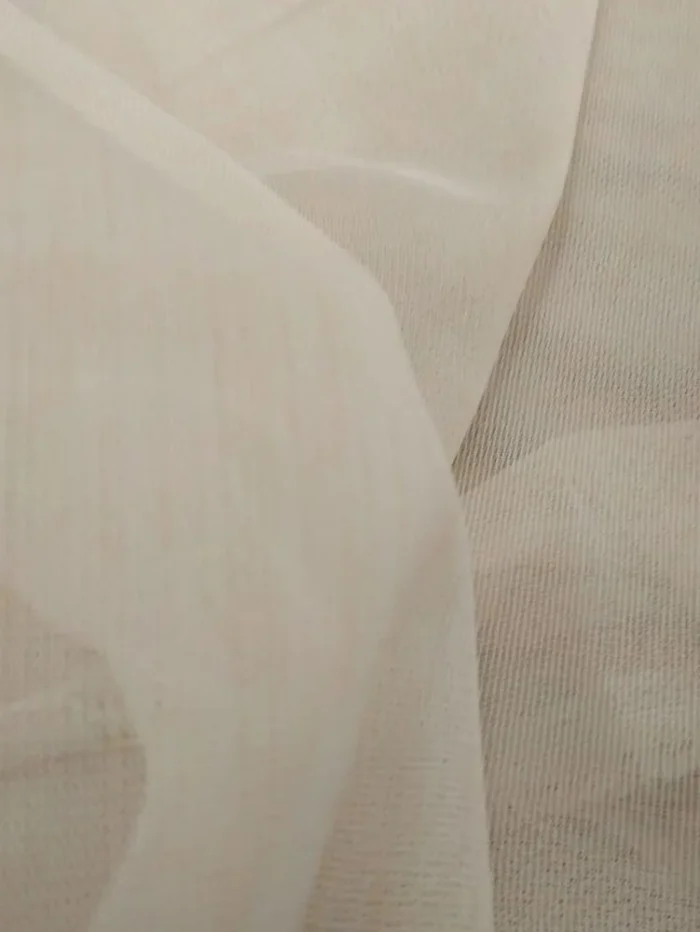 koyu krem tül perde