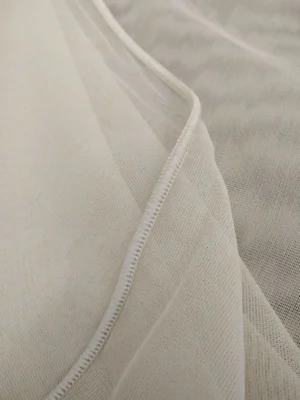 koyu krem tül perde