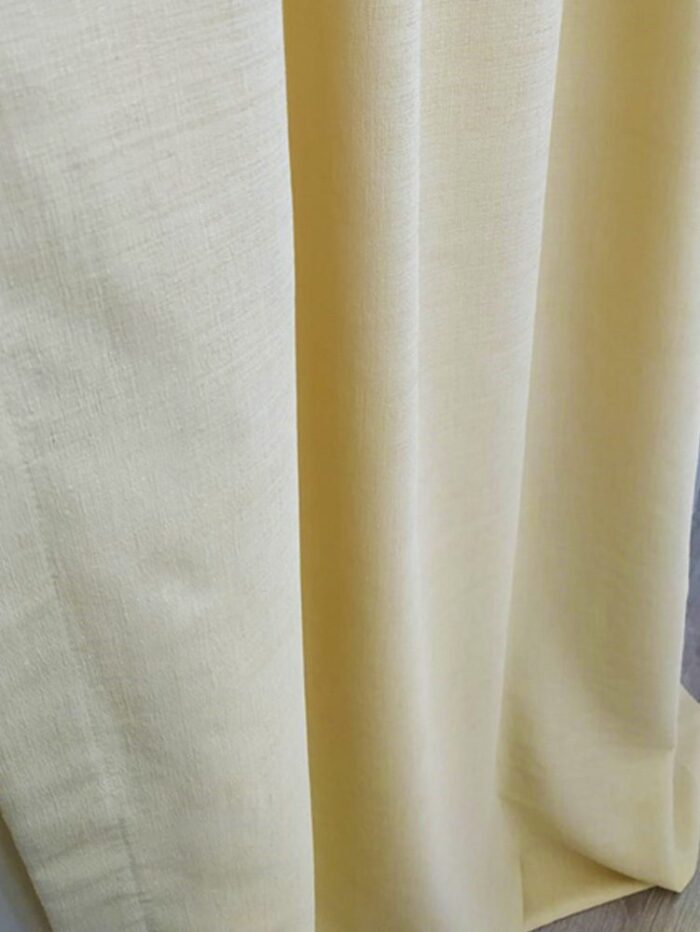 Krem keten fon perde modelleri