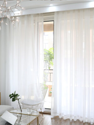 ekru krem tül perde