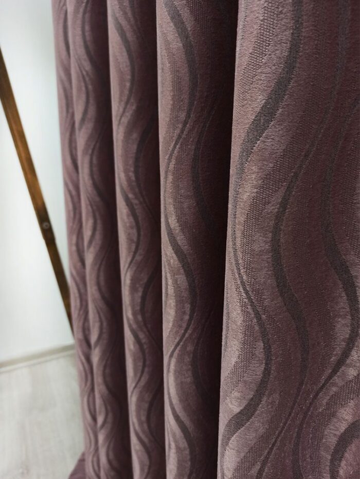 Mor fon perde modelleri