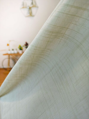 yeşil tül perde modelleri