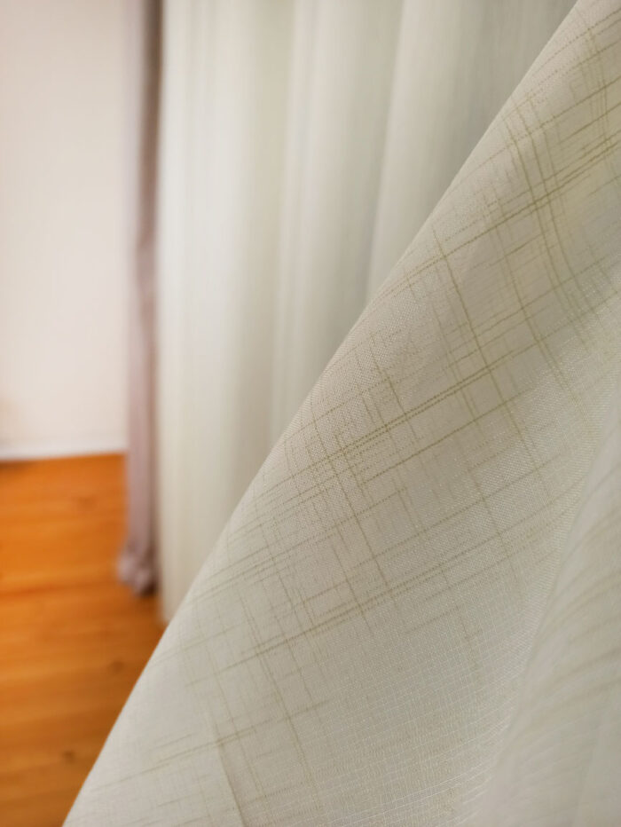 yeşil tül perde modelleri