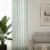 Şantuk Modern Dökümlü Tül Perde – Yeşil
