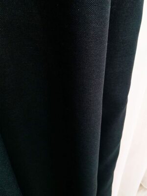 Siyah keten fon perde modelleri