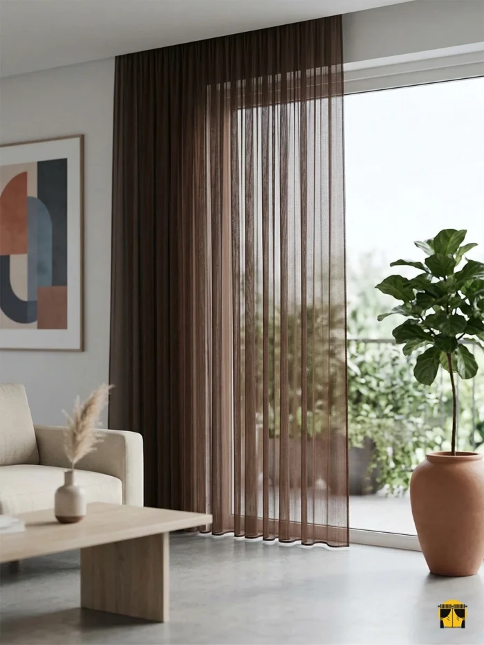 kahve tül perde fiyatları