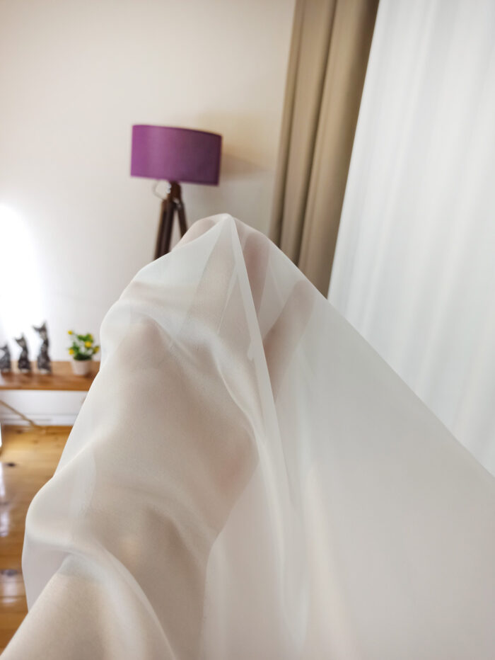 beyaz tül perde modelleri