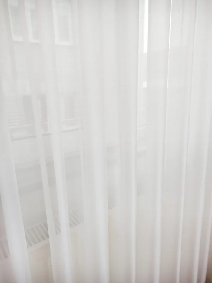 beyaz tül perde modelleri