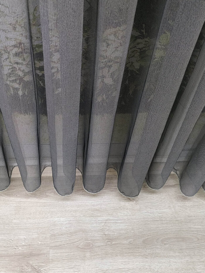 gri tül perde modelleri