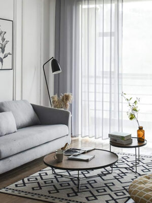 Gri keten tül perde modelleri ve fiyatları