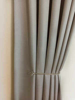 vizon renkli düz fon perde