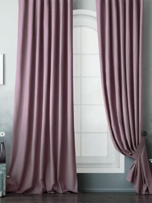 Açık Mor rengi fon perde çeşitleri