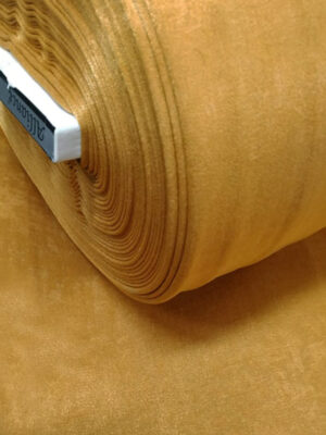 Sarı renkli düz fon perde