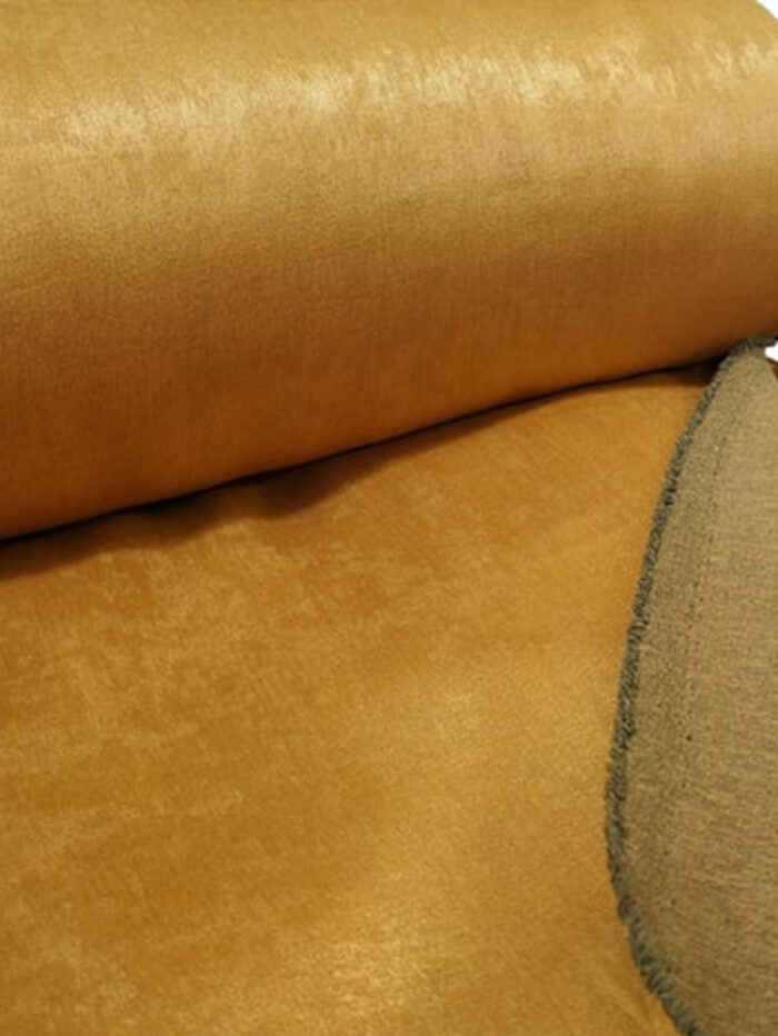 Sarı renkli düz fon perde