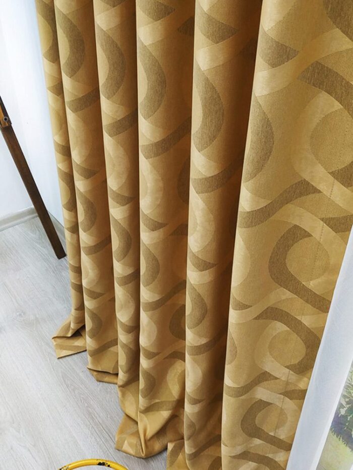 hardal-sari-fon-perde-.jpg2_ Sarı fon perde modelleri