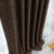 Koyu kahve perde modelleri