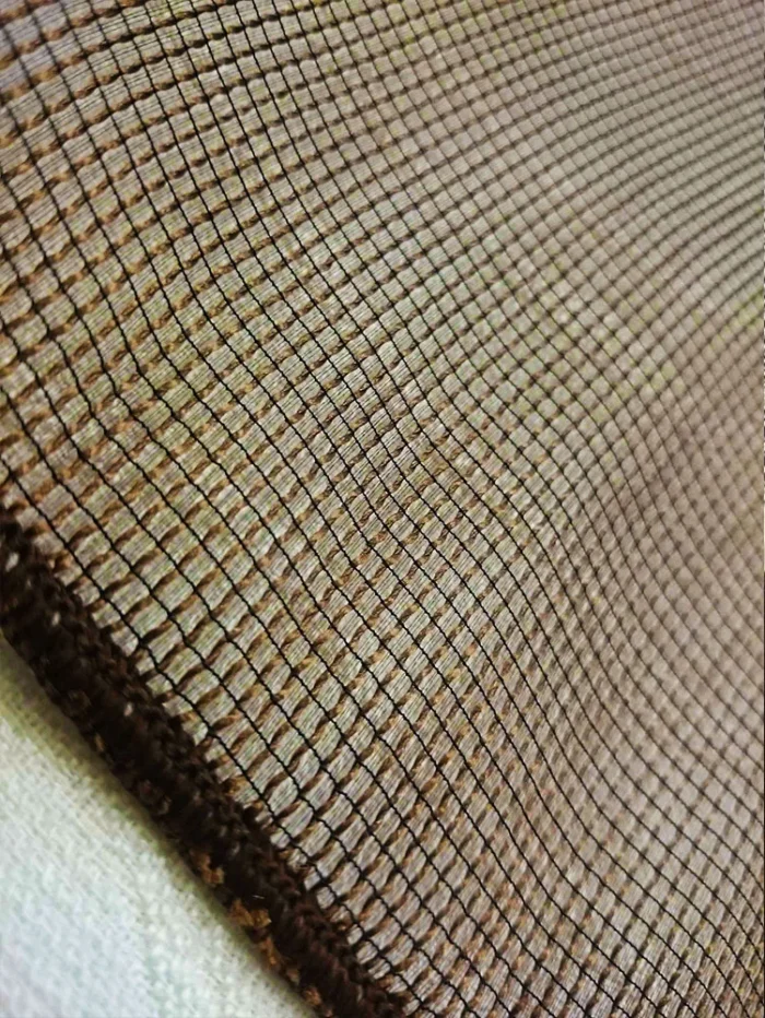 kahverengi düz tül perde modelleri