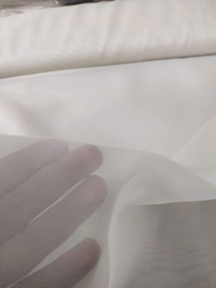 Krem düz tül modelleri