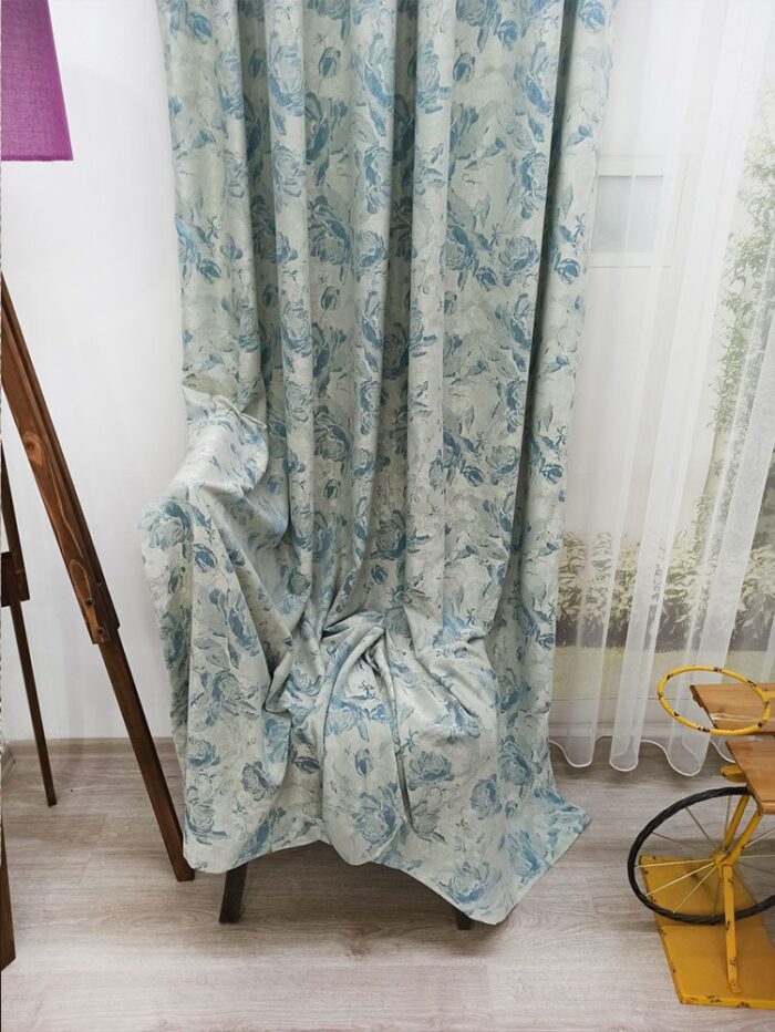 Mavi perde modelleri