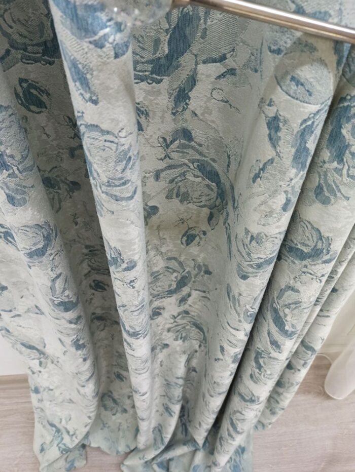 Mavi perde modelleri