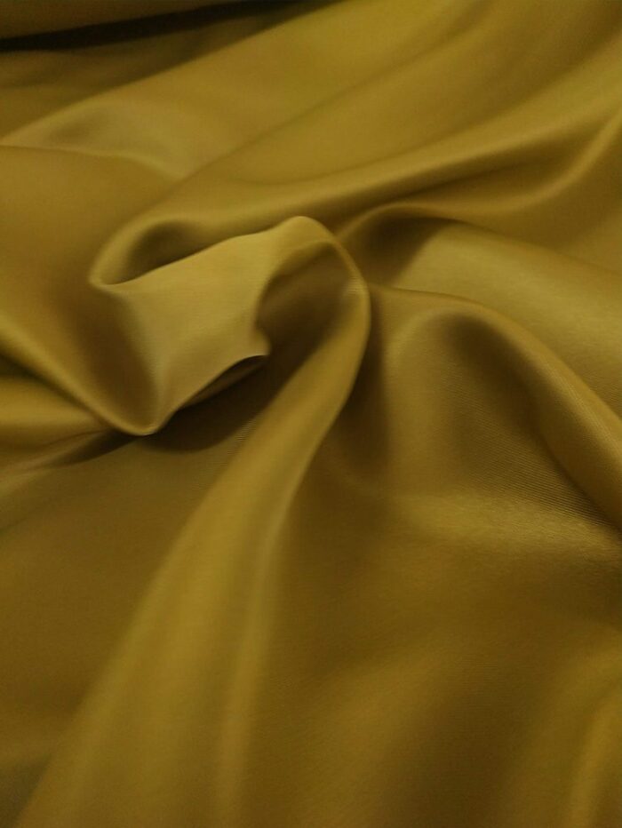 sarı saten fon perde