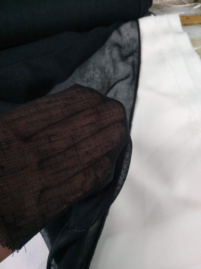 siyah tül perde modelleri