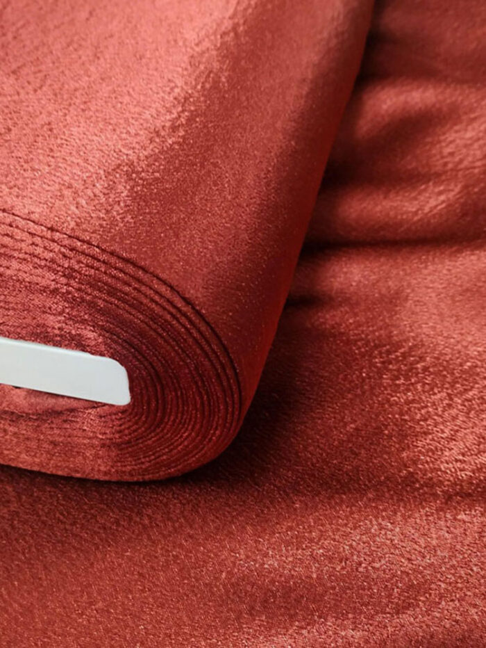 Kremit saten parlak fon perde