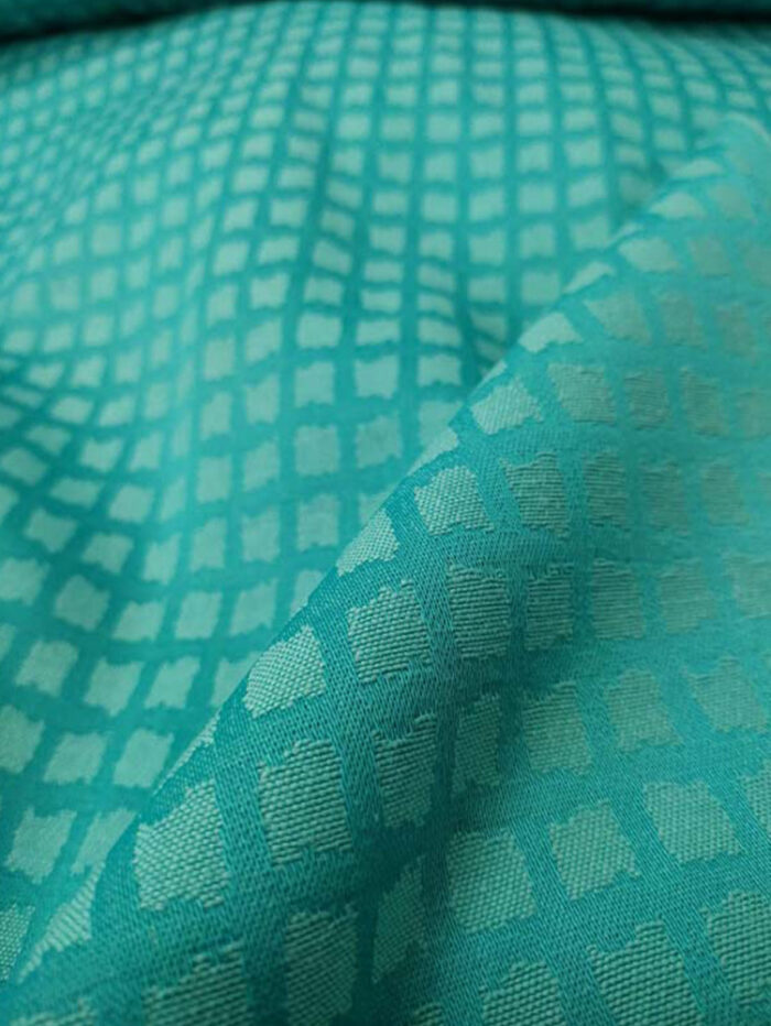 mavi renkli desenli fon perde