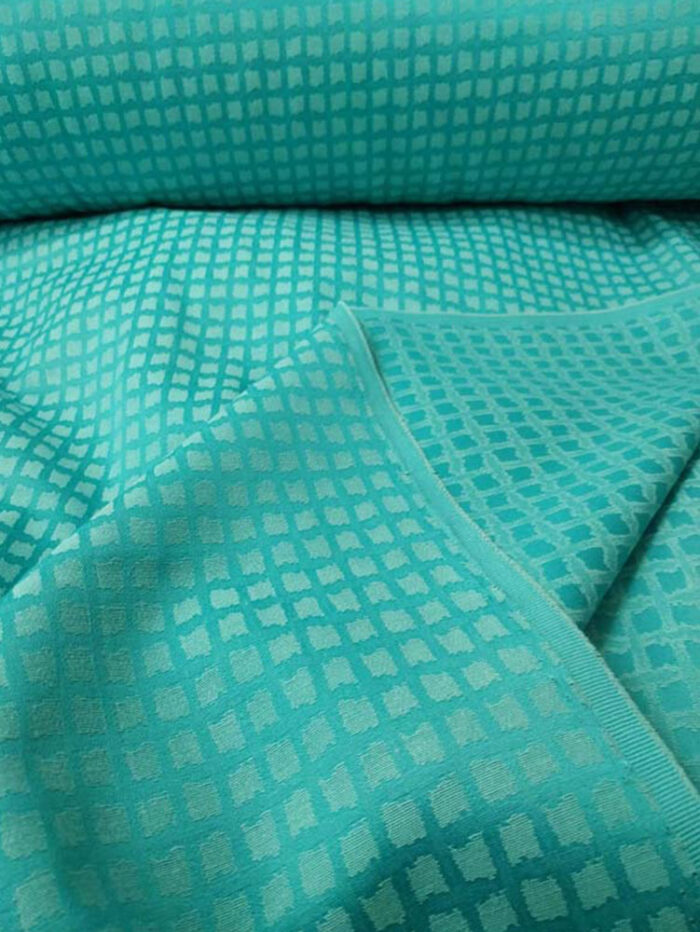 mavi renkli desenli fon perde