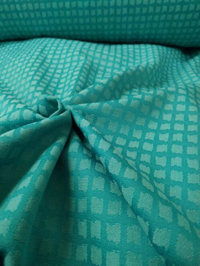 mavi renkli desenli fon perde