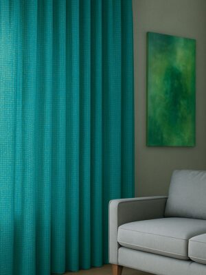 Turkuaz rengi ucuz perdeler