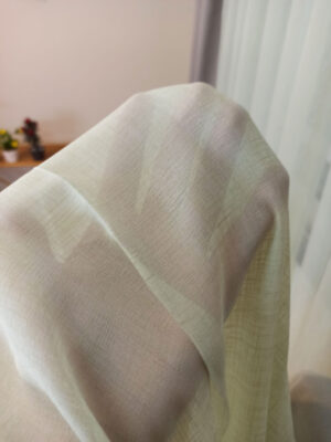 yeşil tül perde modelleri