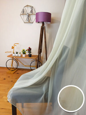 yeşil tül perde modelleri