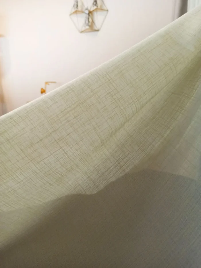 yeşil tül perde modelleri