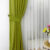 yeşil keten tül perde