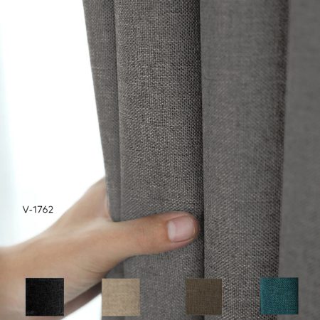 Açık gri karartma fon perde modelleri