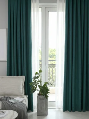 Karartma blackout mavi fon perde