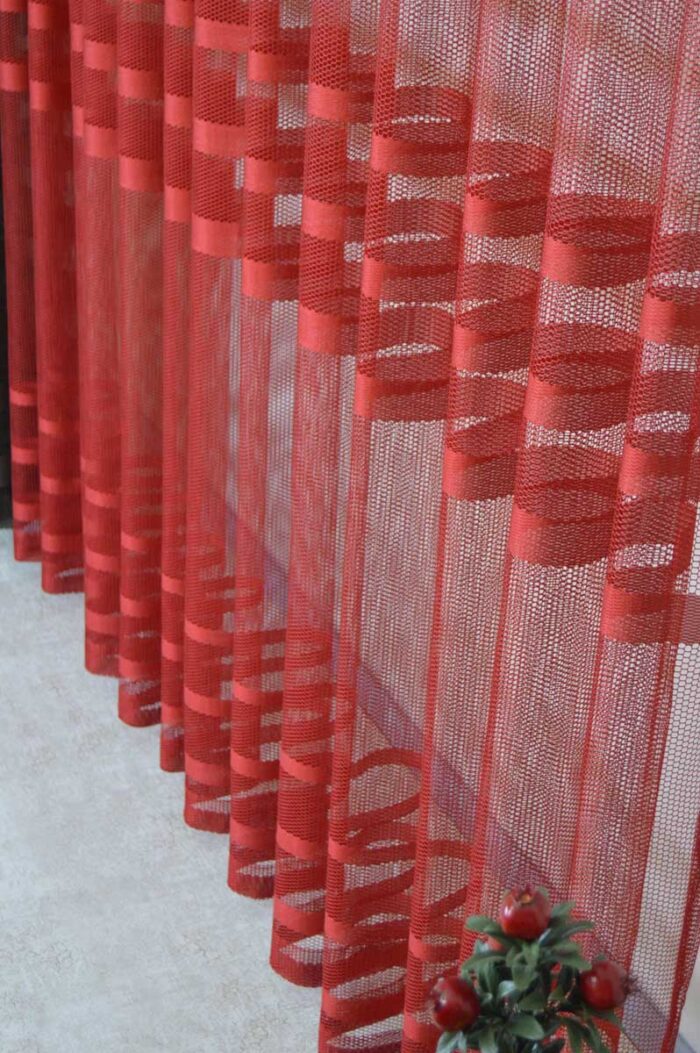 kırmızı yatak odası tül çeşitleri