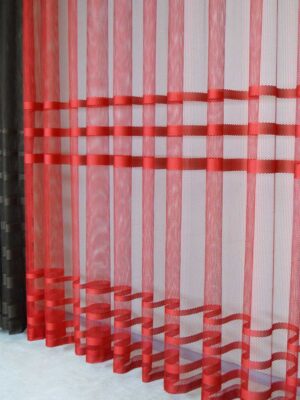 kırmızı yatak odası tül çeşitleri