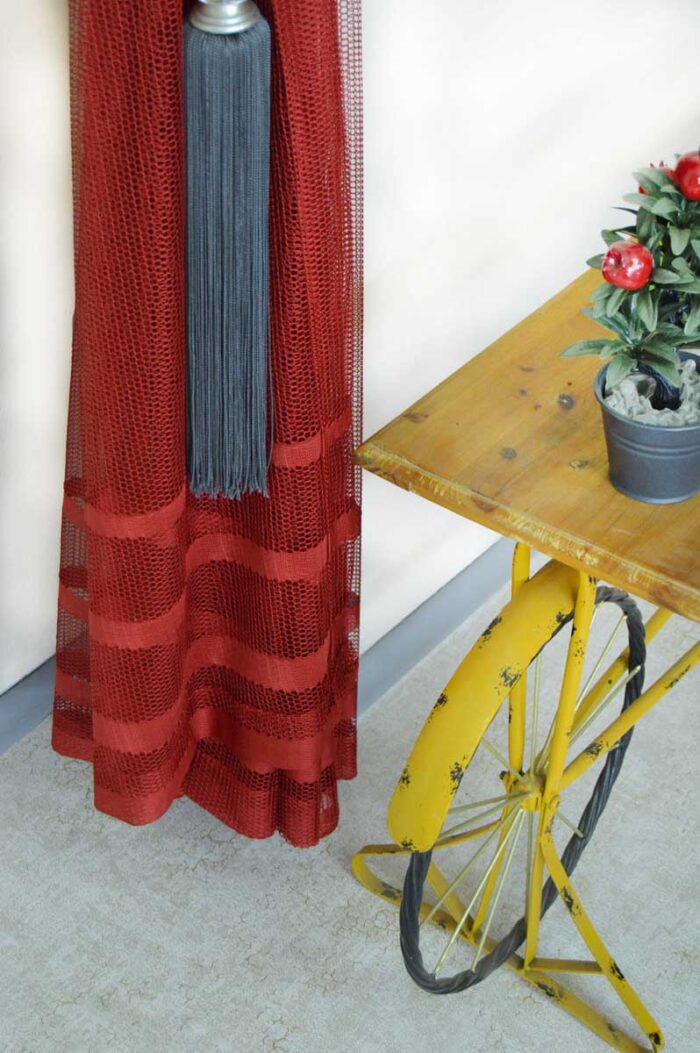 kırmızı yatak odası tül çeşitleri