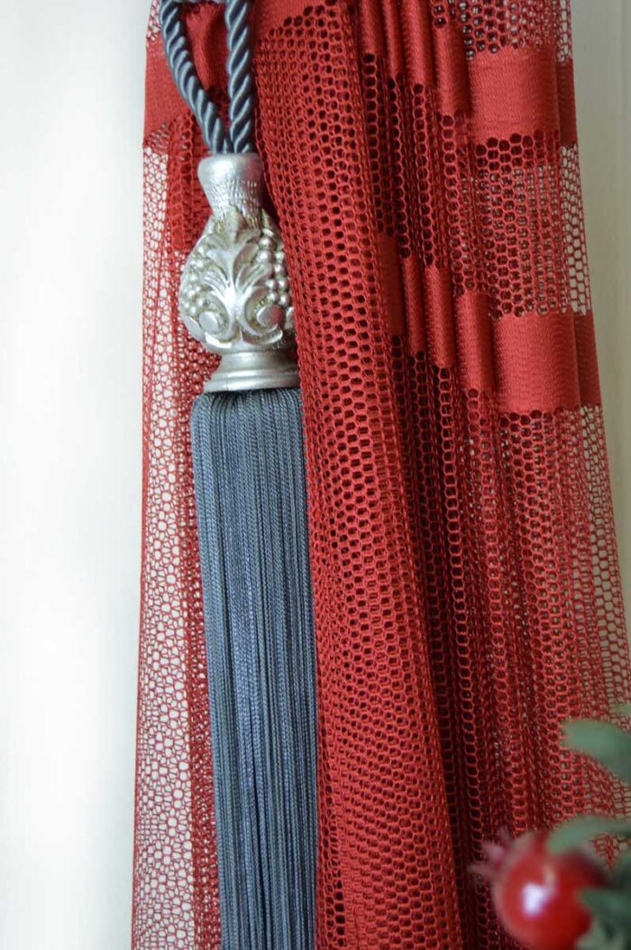 kırmızı yatak odası tül çeşitleri