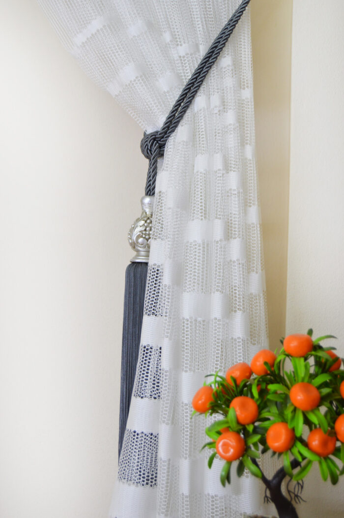 beyaz tül perde modelleri