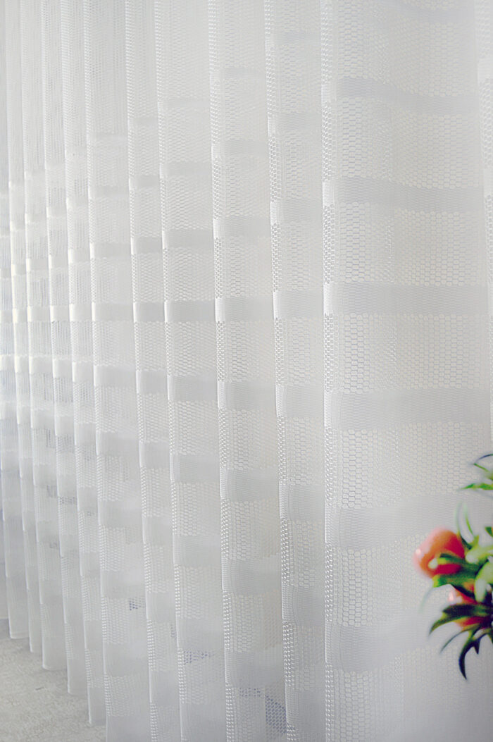 beyaz tül perde modelleri