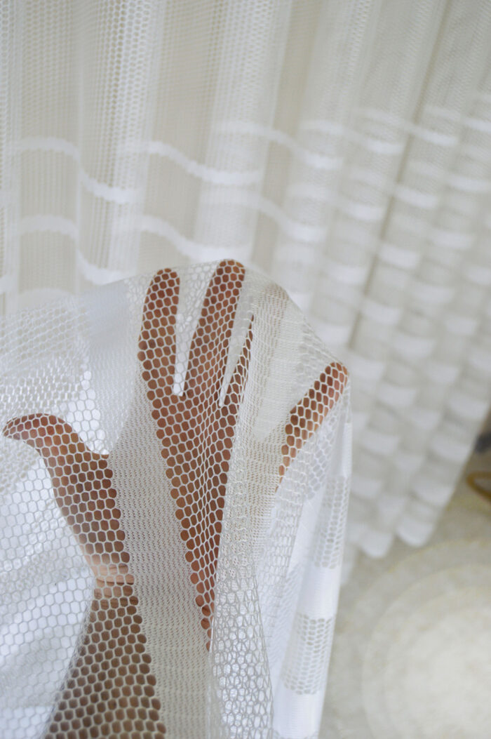 beyaz tül perde modelleri