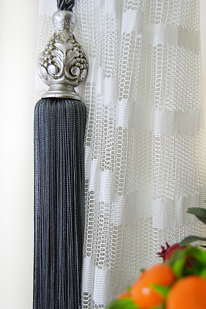 beyaz tül perde modelleri