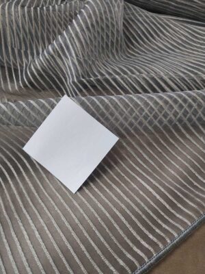 çizgili gri tül perde modelleri